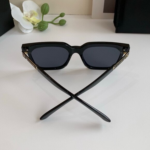 CHANEL Women\'s Black Sunglasses